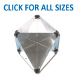 Aluminium Radar Reflector  - 215 x 215 x 300mm