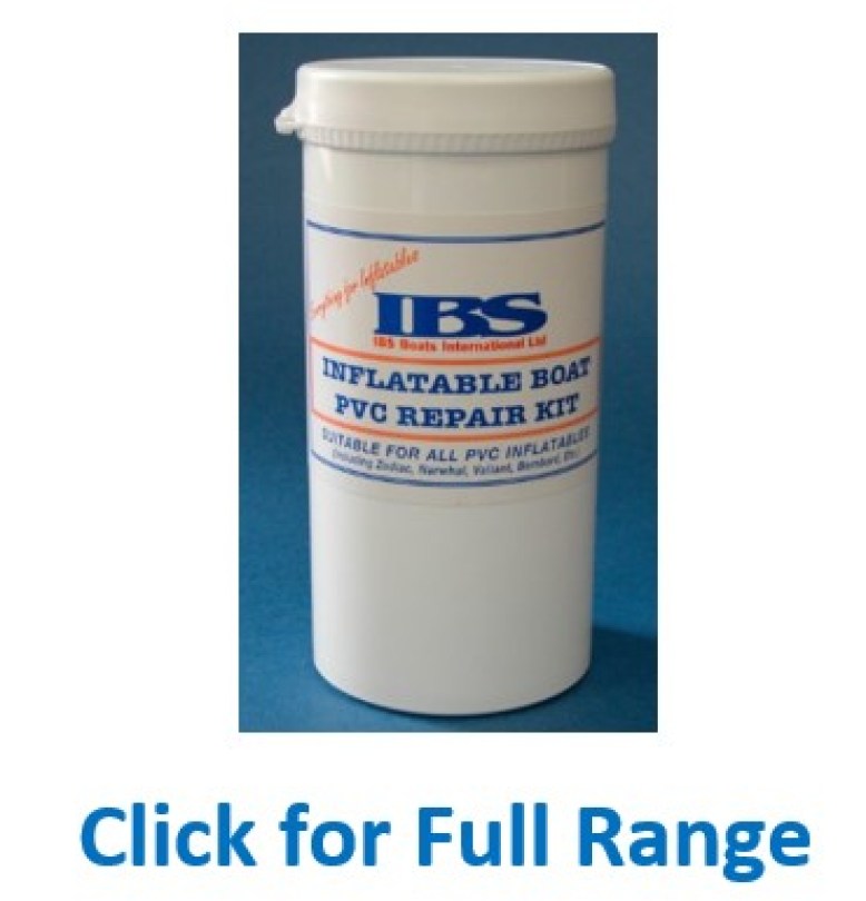 Inflatable Boat Spares: PVC Emergency Repair Kit - Black